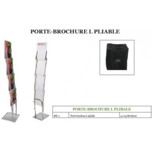 Porte brochure L pliable SM7-1