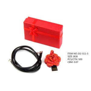 USB collier fleur