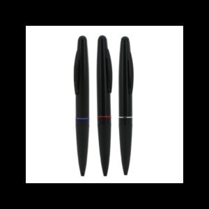 STYLO TWIST A BILLE EN METAL ANNEAU COLORE