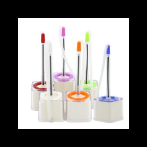 STYLO A BILLE DE COMPTOIR EN PLASTIQUE SOCLE OVAL EN PLASTIQUE