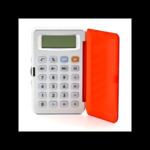 CALCULATRICE DE POCHE EN PLASTIQUE AVEC CLAPET