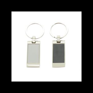 PORTE-CLES EN METAL FORME RECTANGULAIRE